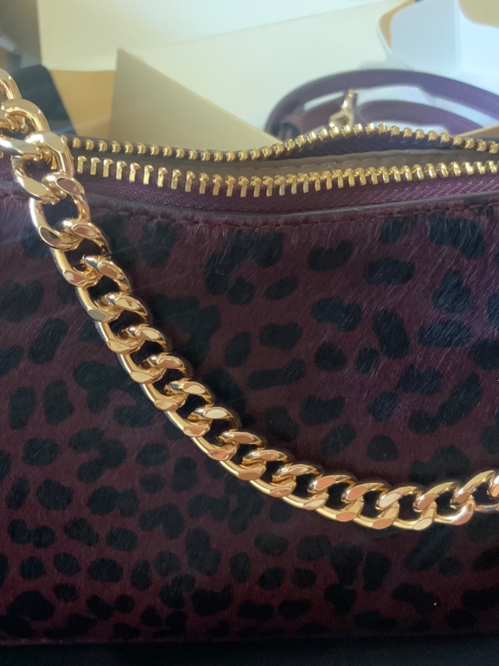 Michael Kors mini animal print purse - Picture 2 of 4